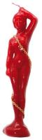 Vela Forma Mujer Encadenada 23 cm (Roja)