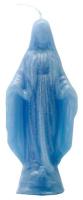 Vela Forma Milagrosa Virgen 15 cm (Azul)