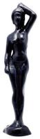 Vela Forma Mujer 23 cm (Negro)