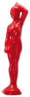 Vela Forma Mujer 23 cm (Rojo)