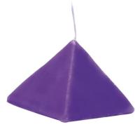 Vela Forma Piramide Peque?a 6 cm (Morado)