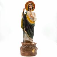 Imagen Judas Tadeo Bolsa Dinero 30 cm - resina artesanal