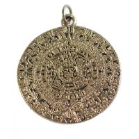 Amuleto Calendario Azteca (S?mbolo Comercio, Hogar, Trabajo y Vida Eterna...)