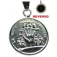 Amuleto Mano Poderosa con Obsidiana Zodiacal 2.5 cm (Talisma...