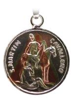 Amuleto San Martin Caballero con Tetragramaton 2.5 cm