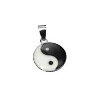 Amuleto Plata Ying - Yang 1.8 cm (Circulo)