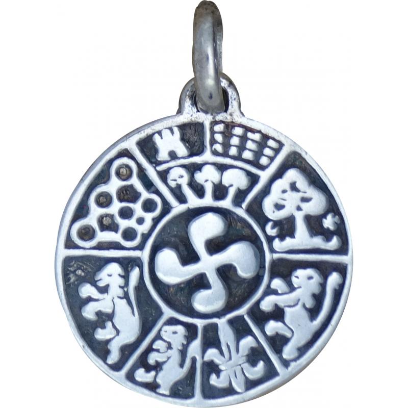 Amuleto Plata Lauburu 2.6 x 2.3 cm (HAS)