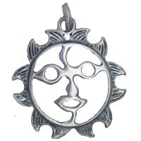 Amuleto Plata Sol 3.0 x 2.8 cm (HAS)