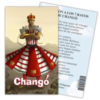 Estampa Chango (7 Rayos) 7 x 11 cm (P25)