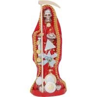 Imagen Santa Muerte Vestida 20 cm. (Roja) (c/ Amuleto Base) ...