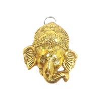 Ganesha 10 x 11 cm (Ba?o dorado) (Para colgar)